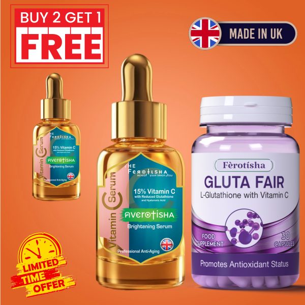 Gluta Fair & Vitamin C Serum (Bundle)