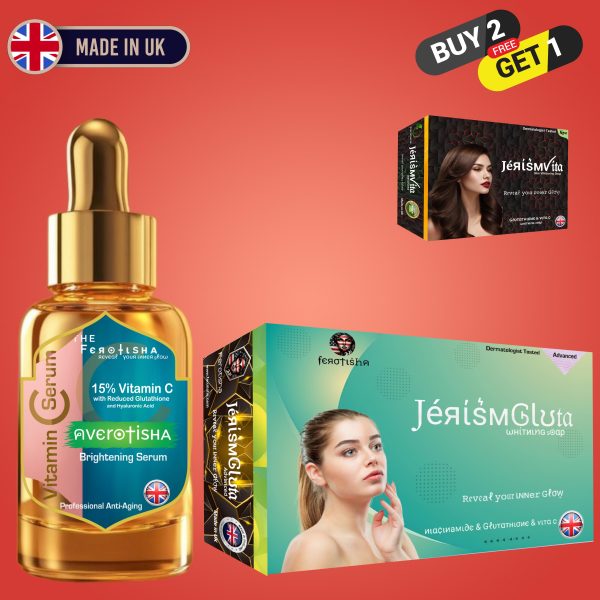 JerismGluta Soap & Averotisha Serum (Bundle)