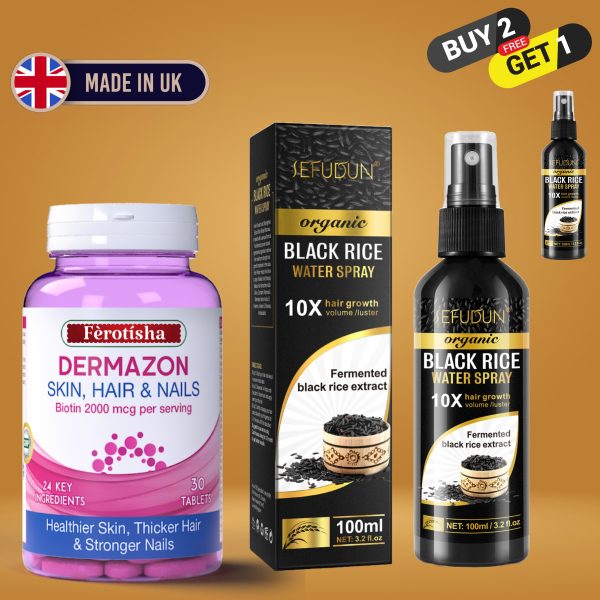 ÈriçaNíst Hair Oil & Dermazon tablet (Bundle)